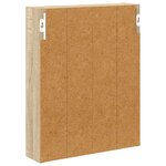 vidaXL Armoire murale de salle de bain Chêne Sonoma 40 x 10 x 50 cm