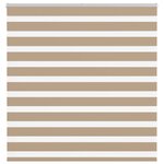 vidaXL Store zèbre marron sable largeur du tissu 145 9 cm polyester
