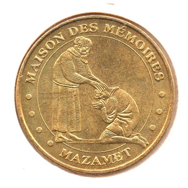 Mini médaille monnaie de paris 2008 - maison des mémoires