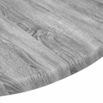 vidaXL Plateau de table Sonoma gris 50 x 50 x 1.5 cm Bois d'ingénierie