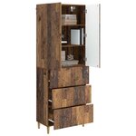vidaXL Ensemble de Meubles 2 Pièces Bois ancien 66 x 34 5 x 90 cm