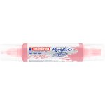 Marqueur acryl 3d dble pointe 5400 mauve chic 2-3 mm  5-10 mm EDDING