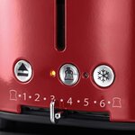 Russell hobbs grille-pain retro rouge 1300 w