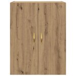 vidaXL Meuble mural chêne artisanal 69 5 x 34 x 90 cm