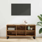 vidaXL Meuble TV Bois Ancien 103 5 x 30 x 50 cm Bois d'ingénierie