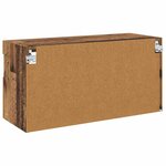 vidaXL Meuble TV mural Bois Ancien 80 x 30 x 40 cm Bois d'ingénierie