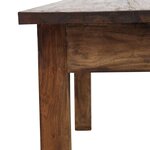 vidaXL Table basse bois d'acajou massif 96x73x45 cm