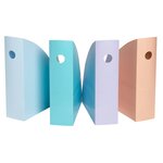 Porte-revues Mag-cube Aquarel - Corail - X 6 - Exacompta