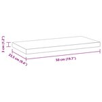 vidaXL Étagères murales 2 Pièces 50x23 5x3 cm noir acier inoxydable