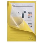 Paquet 25 chemises à fenêtre FOREVER Jaune EXACOMPTA