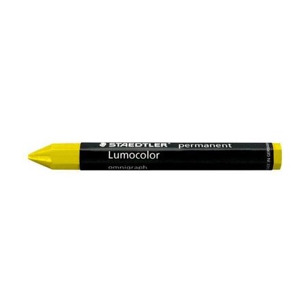 Craie Lumocolor permanent omnigraph, jaune, craie x 12 STAEDTLER