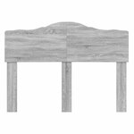 vidaXL Tête de lit Gris Sonoma 120 cm Bois d'ingénierie