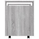 vidaXL Chariot de bureau Sonoma gris 60x45x60 cm Bois d'ingénierie