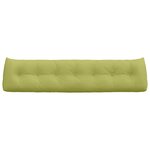 vidaXL Coussin de Dos Vert clair 200 x 24 x 50 cm tissu