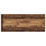 Cadre de lit avec rangement Bois Ancien 90 x 200 cm Bois d'ingénierie