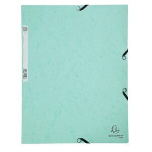 Chemise À Élastiques Carte Lustrée 400g/m2 Aquarel - A4 - Vert Pastel - X 25 - Exacompta