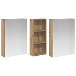 vidaXL Ensemble de Meubles de Salle de Bain 3 Pièces 130 x 14 5 x 70 cm