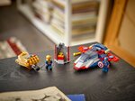 LEGO Marvel - Set de Construction Captain America contre Thanos (76319) pour Enfants