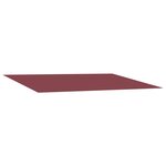 vidaXL Toile de rechange pour auvent Rouge bordeaux 400 × 350 cm