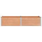 vidaXL Jardinière surélevée Marron 250 x 100 x 54 cm