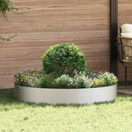 vidaXL Jardinières jardin 5 Pièces 120x120x20 cm en acier inoxydable