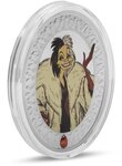 Pièce de monnaie en Argent 2 Dollars g 31.1 (1 oz) Millésime 2025 Disney Villains CRUELLA DE VIL