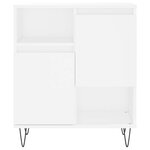 vidaXL Buffets 3 Pièces Blanc Bois d'ingénierie