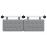 vidaXL Tête de lit suspendue Tissu