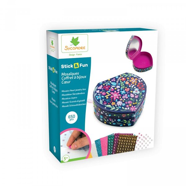 Coffret a bijoux mosaiques - Sycomore - Stick n Fun 3D - Plus de 500 m Coffret a bijoux mosaiques - Sycomore - Stick n Fun 3D - Plus de 500 m