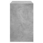 vidaXL Armoire à chaussures gris béton 80x42x69 cm bois d'ingénierie