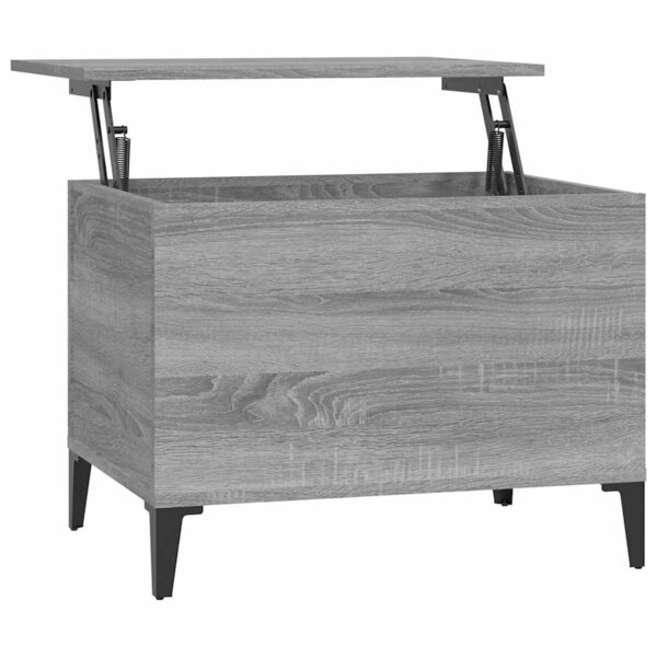 vidaXL Table basse Sonoma gris 60x44 5x45 cm Bois d'ingénierie