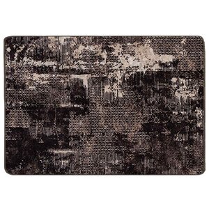 vidaXL Coureur de Tapis MARSA Noir 100 x 150 cm Polyester et PVC