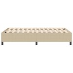 vidaXL Lit à ressorts Vert gris 120 x 190 cm Tissu en velours côtelé