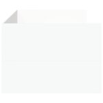 vidaXL Lit de jour avec tiroirs sans matelas blanc 90x190 cm