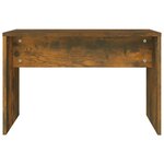 vidaXL Ensemble de coiffeuse Chêne fumé 86 5x35x136 cm