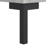 vidaXL Bibliothèque gris béton 69 5x32 5x90 cm bois d'ingénierie