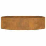 vidaXL Anneau de jardinière Marron 80 x 80 x 20 cm Acier Corten