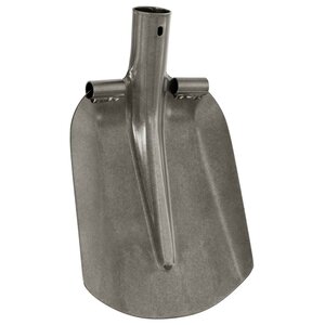vidaXL Tête de pelle Argent 33 x 21 cm Acier enduit de poudre