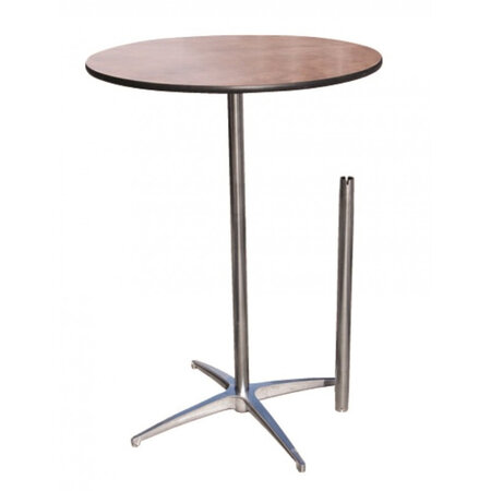 Mange-debout plateau bois ø 75 cm -  -  x1080mm