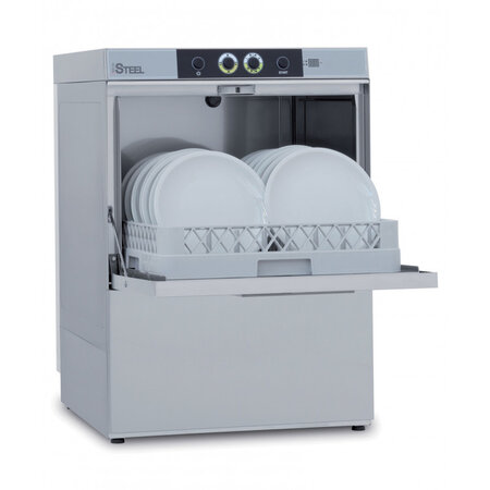 Lave-vaisselle professionnel avec adoucisseur - 6 8 kw - triphasé - colged -  - acier inoxydable 575x820mm