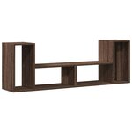 vidaXL Meubles TV 2 Pièces chêne marron 75x30x50 cm bois ingénierie