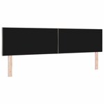 vidaXL Tête de lit avec des lumières à LED Réglable Taupe 180 cm tissu