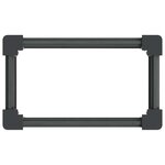 vidaXL Jardinière surélevée Gris 50 x 30 x 72 cm