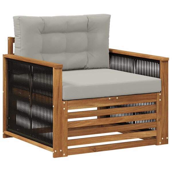 vidaXL Sofa de milieu extérieur Naturel