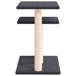 vidaXL Arbres à chat avec plates-formes gris foncé 62 5 cm
