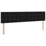 vidaXL Lit avec rangement et matelas Noir 200 x 200 cm Simili cuir