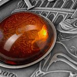 Pièce de monnaie en Argent 1 Dollar g 17.50 Millésime 2025 Amber Route ITALIA