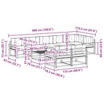 vidaXL Ensemble de canapés d'extérieur 9 Pièces Blanc et Beige