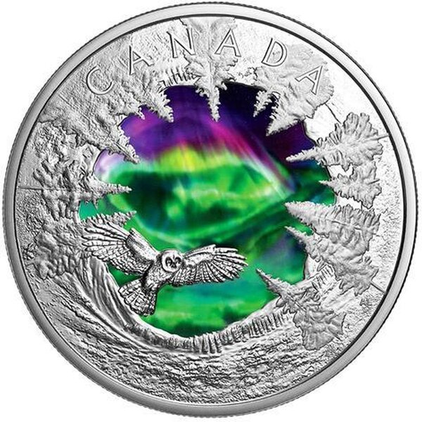Pièce de monnaie en Argent 30 Dollars g 62.69 Millésime 2025 MAGIC OF THE NORTHERN LIGHTS
