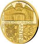 Pièce de monnaie en Or g 15.57 (1/2 oz) Millésime 2023 JAN BLAZEJ SANTINI AICHEL 1/2